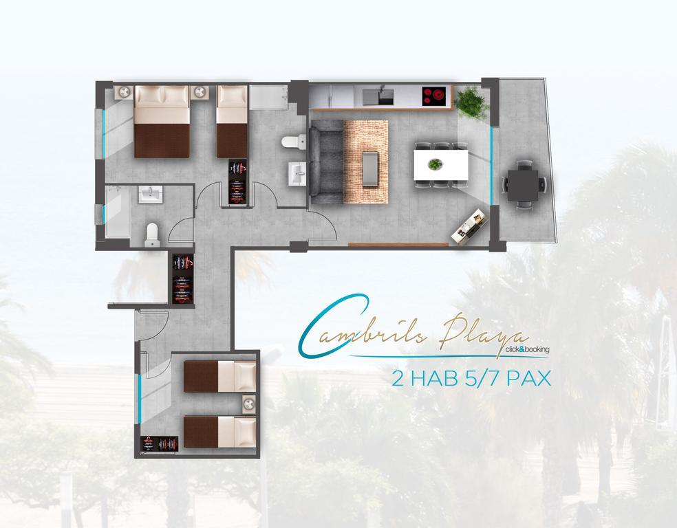 Apartamentos Cambrils Playa Spa Phòng bức ảnh